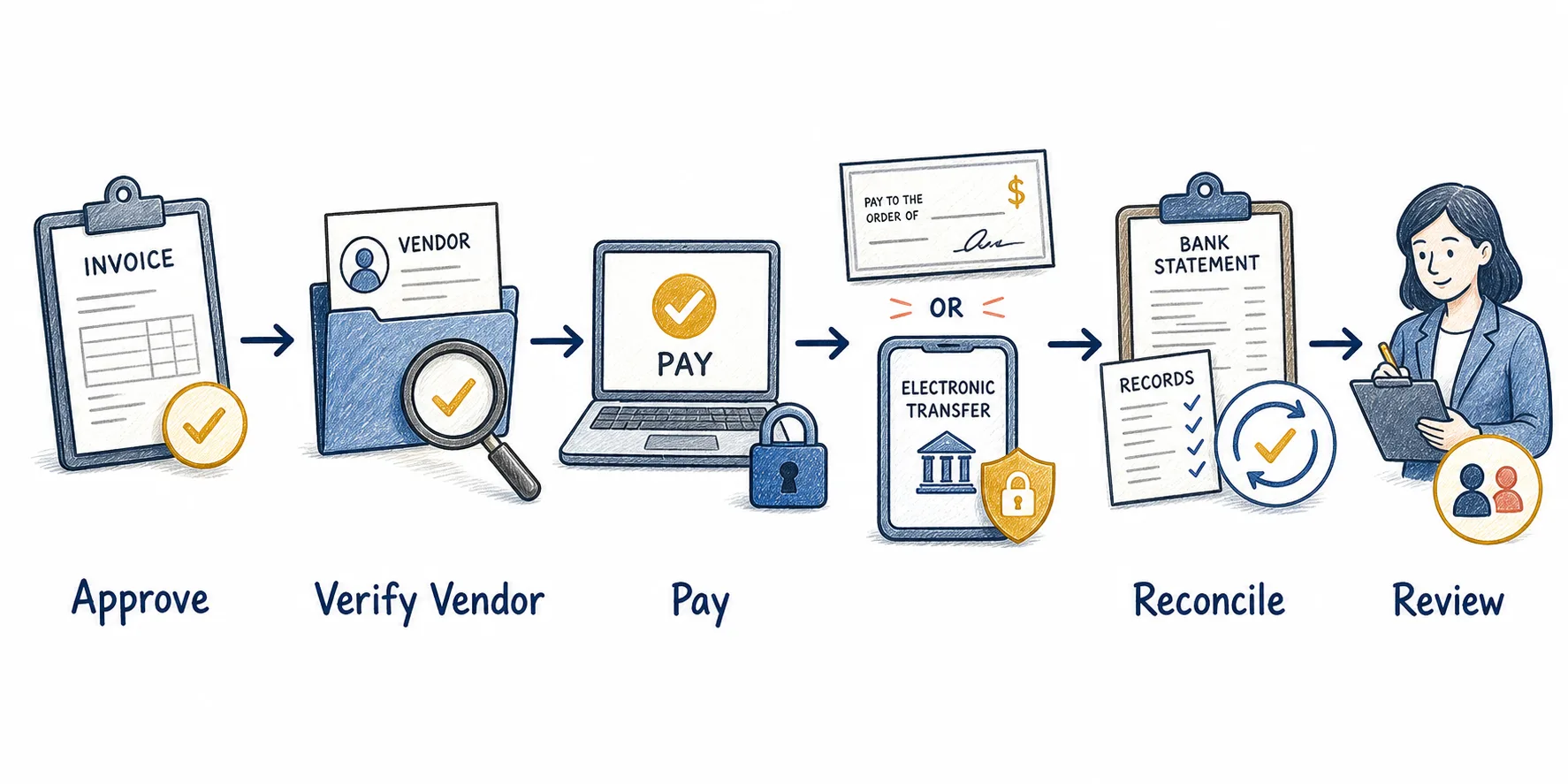 Cash Disbursements concept